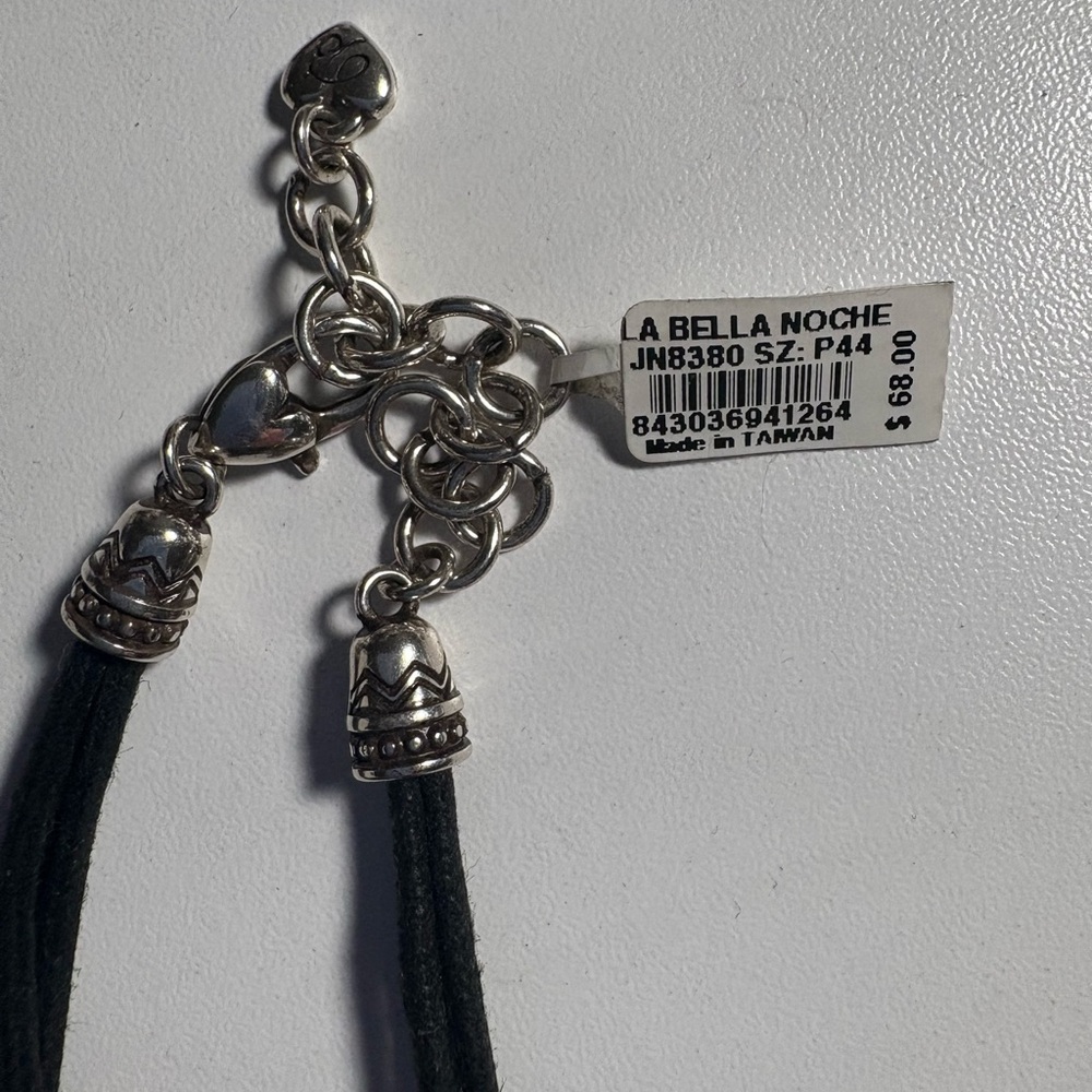 Brighton Retired Elegant Silver Heart Pendant Necklace - Picture 5 of 6